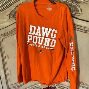 NFL Dawg Pound Cleveland Browns Large T-Shirt